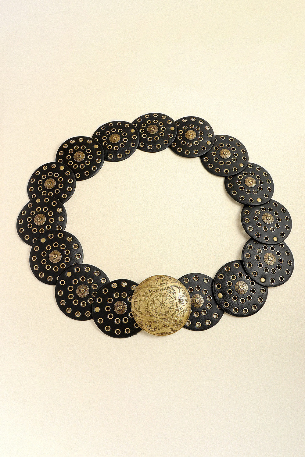 Vintage PU Leather Wide Belt 