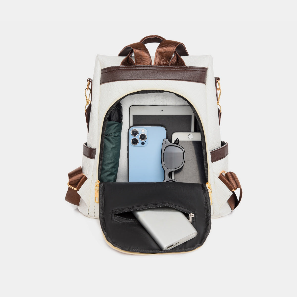 PU Leather Backpack Bag 