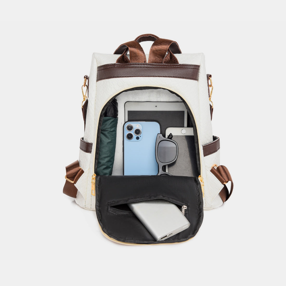 PU Leather Backpack Bag 