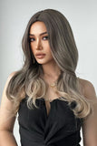 13*1" Full-Machine Wigs Synthetic Long Straight 24" 