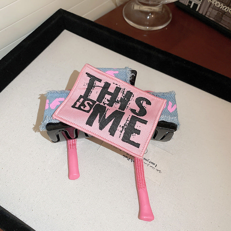 Acrylic Braided Rope Hair Claw Clip 