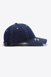 Distressed Adjustable Baseball Cap 