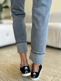 Judy Blue Full Size High Waist Cuff Hem Jeans 