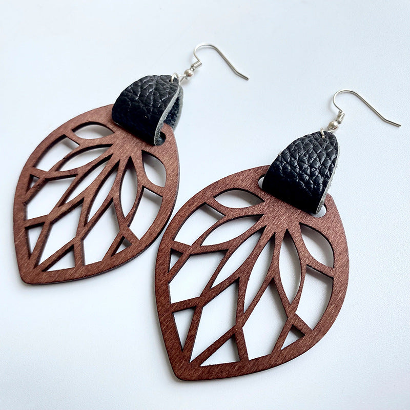 Leaf Drop Earrings 