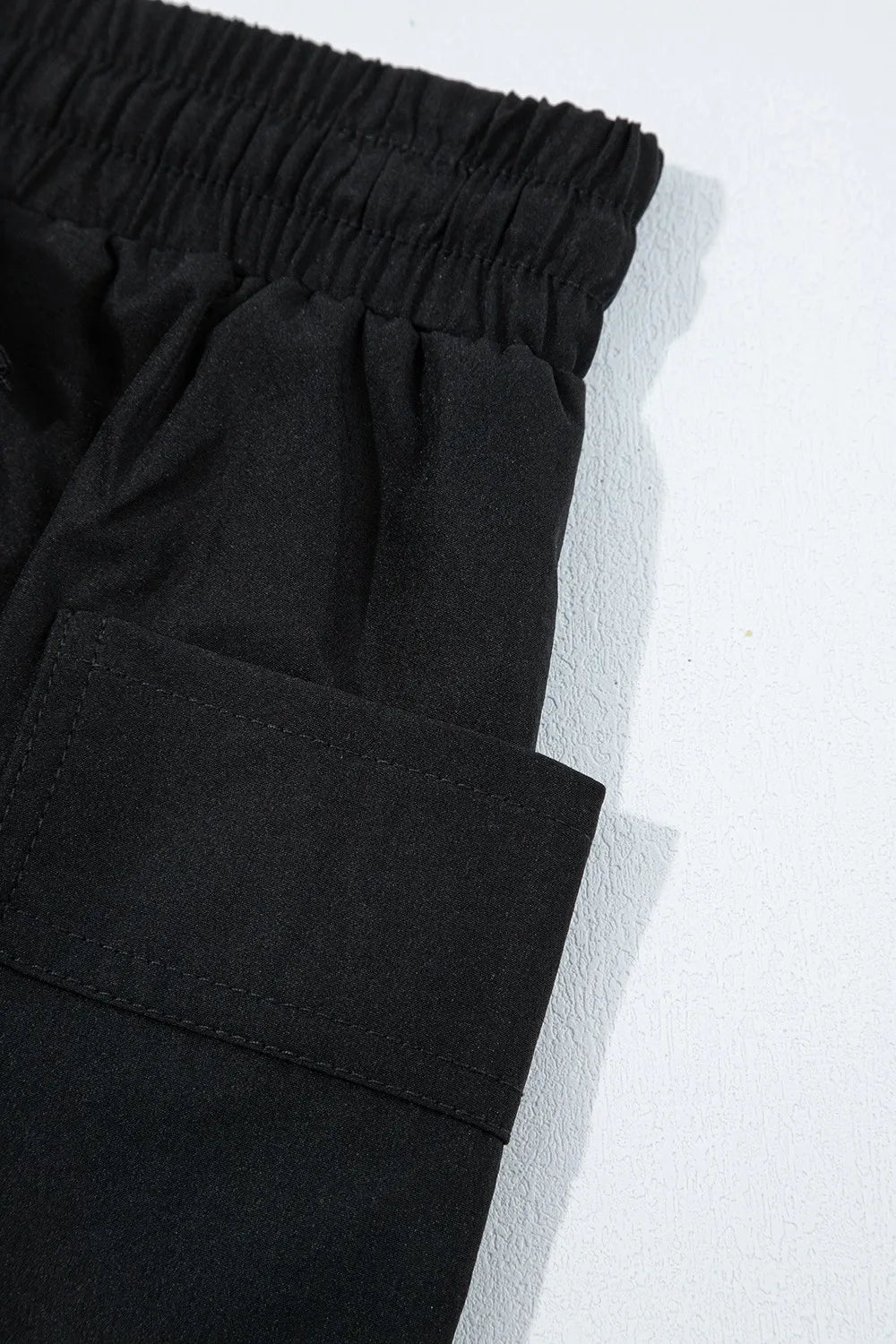 Cargo Pocket Elastic Waist Active Casual Skort 