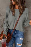 Double Take Full Size Round Neck Long Sleeve T-Shirt 