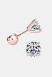 2 Carat Moissanite 925 Sterling Silver Stud Earrings 