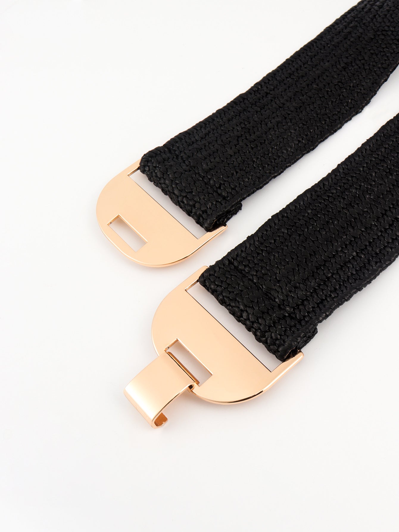 Alloy Buckle Elastic Belt 
