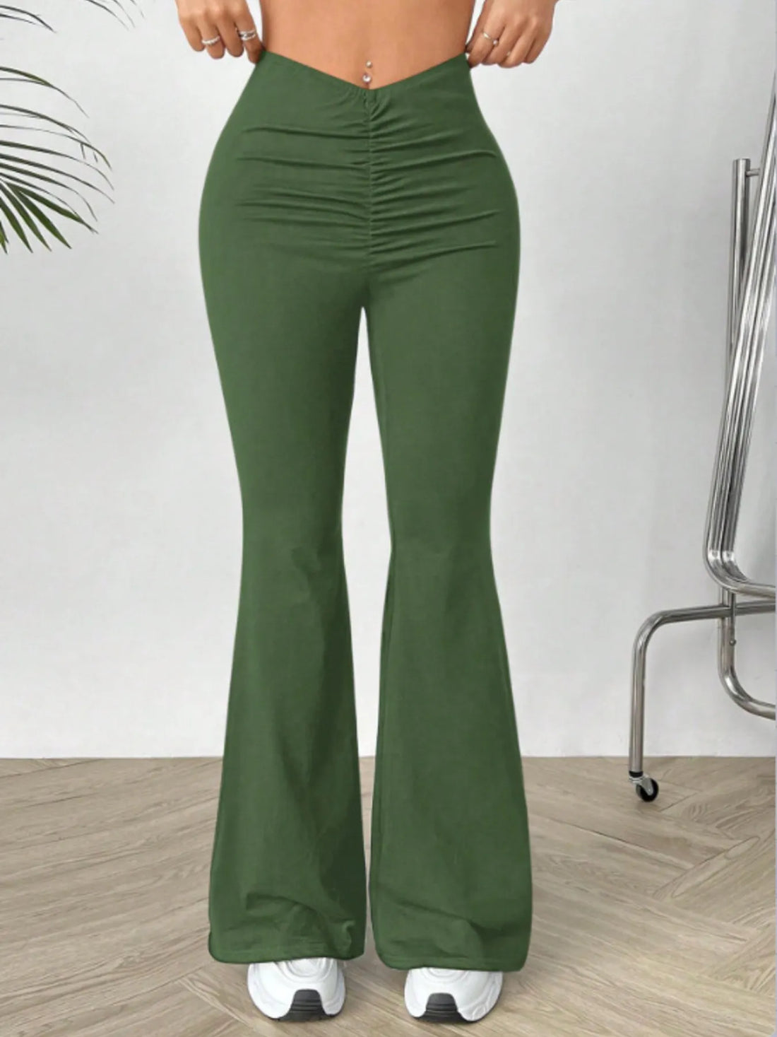 High Waisted Flare Pants 