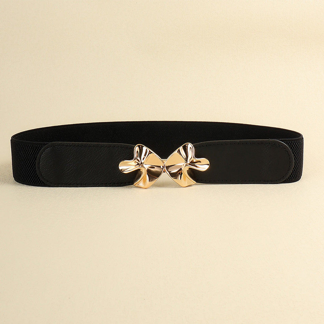 Alloy Buckle Elastic Belt 