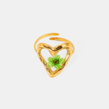 Stainless Steel Eternal Flower Ring 