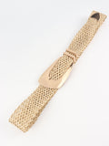 Irregular Buckle Braid Belt 