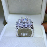 3 Carat Moissanite 925 Sterling Silver Ring 