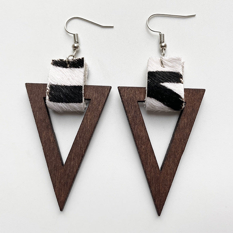 Geometric Drop Earrings 