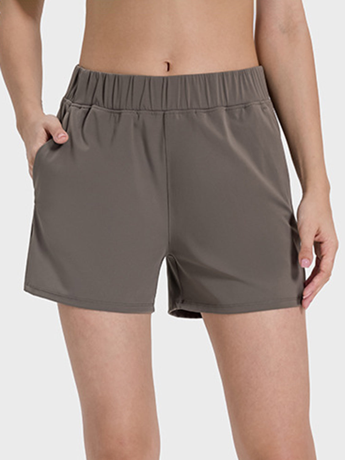 Millennia Elastic Waist Active Shorts 