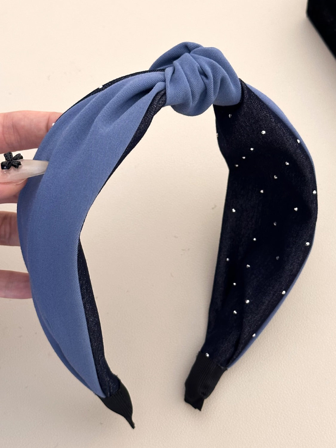 Knotted Polyester Wide Headband 