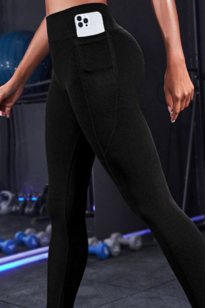 Wide Waistband Sports Leggings Active wear