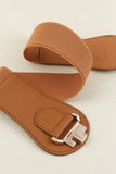Alloy Buckle Elastic Belt 
