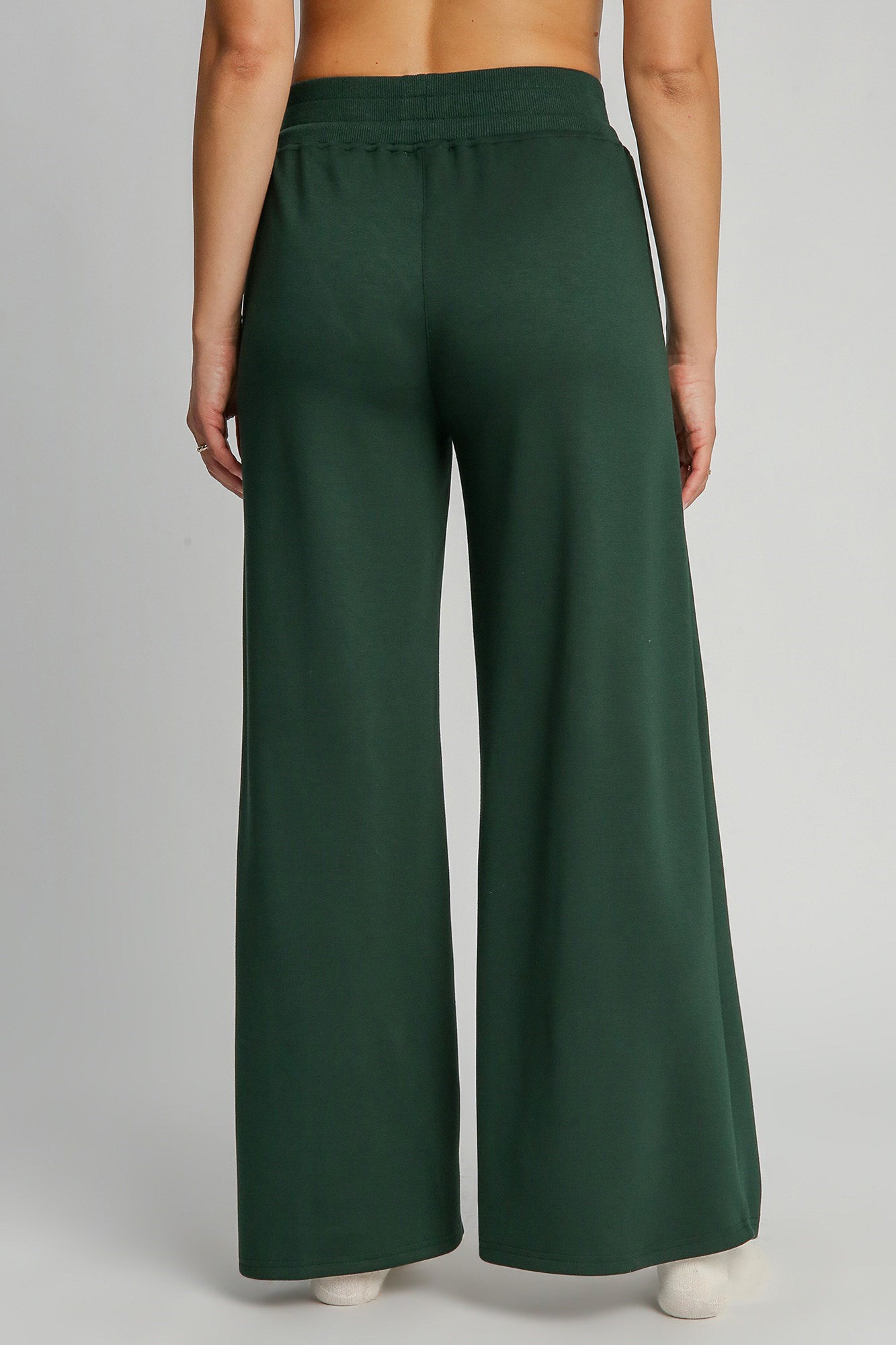 Umgee Full Size Drawstring Wide Leg Pants with Pockets 