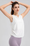 Notched Wide Strap Active Tank 