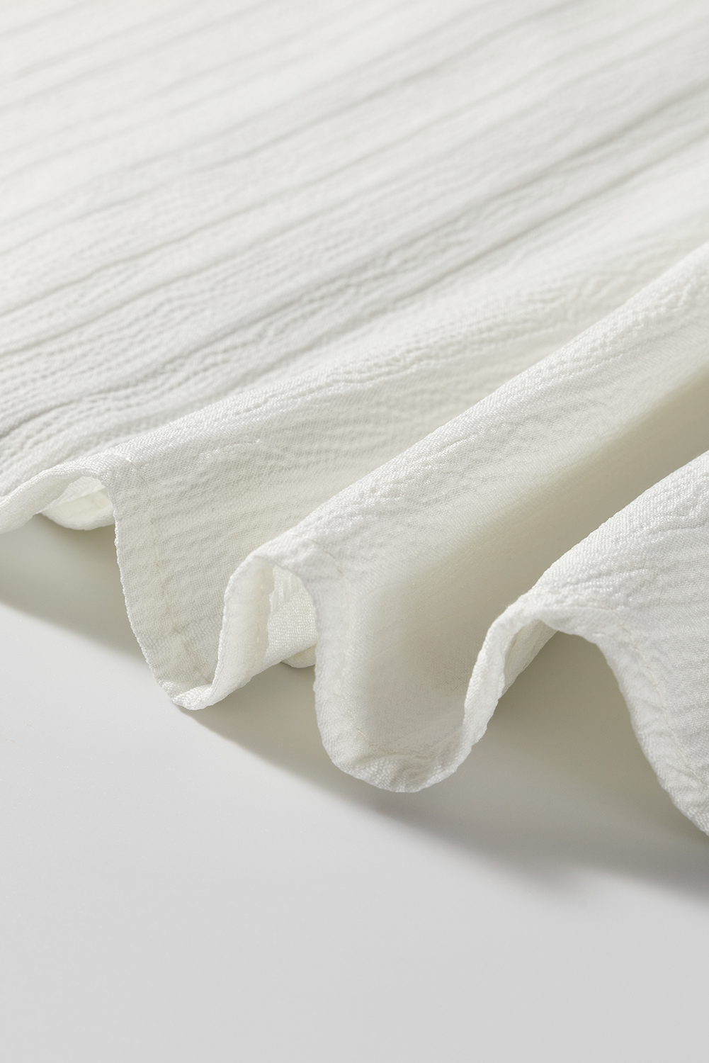 Contrast Notched Long Sleeve Blouse 