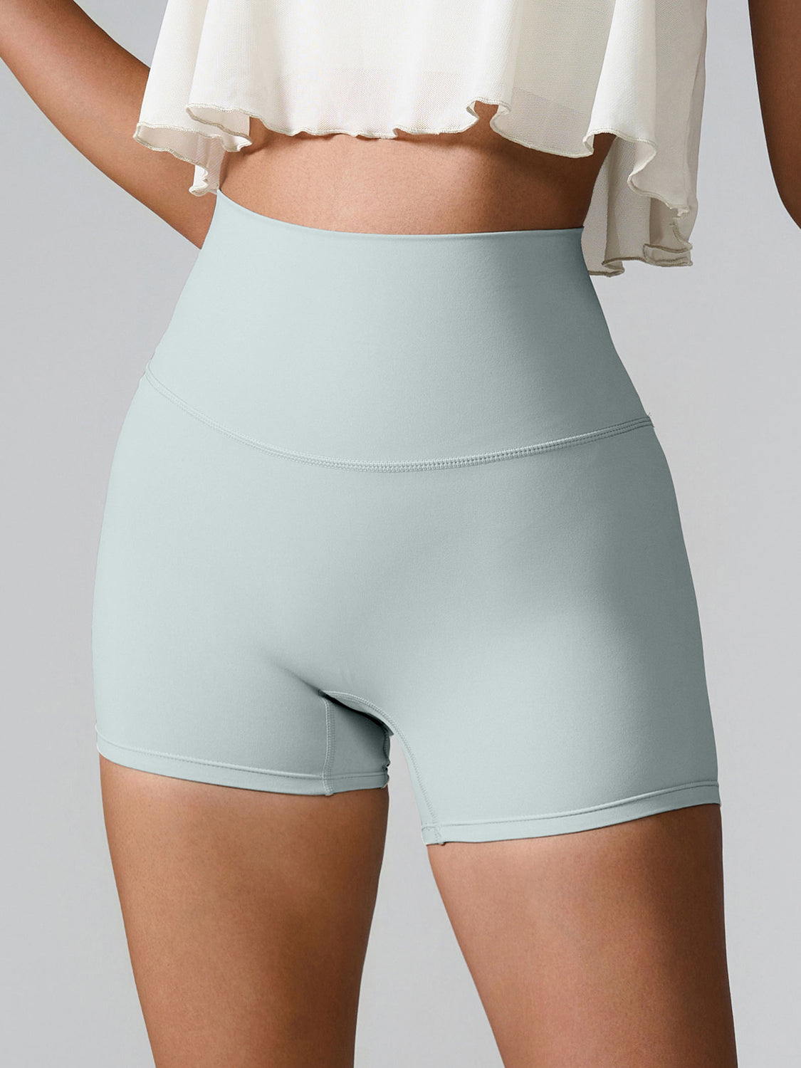 High Waist Active Shorts 