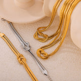 Titanium Steel Knot Bracelet 