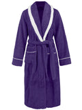 Contrast Trim Tie Waist Lounge Nightgown with Pockets Lingerie & Nightwear