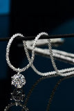 1 Carat Moissanite 925 Sterling Silver Necklace 