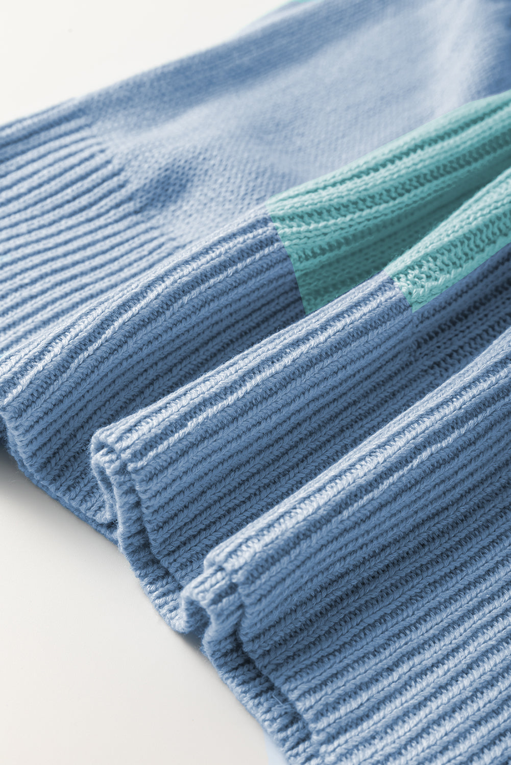 Black Checkered Color Block Crew Neck Short Sleeve Sweater Sweaters & Cardigans/Short Sleeve Sweaters