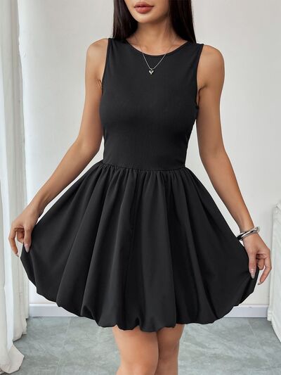 Perfee Ruched Sleeveless Mini Dress Dresses