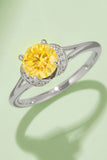 1 Carat Moissanite 4-Prong 925 Sterling Silver Ring 