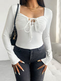 Devine Tied Long Sleeve T-Shirt 