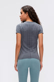 Millennia Round Neck Short Sleeve Active T-Shirt 