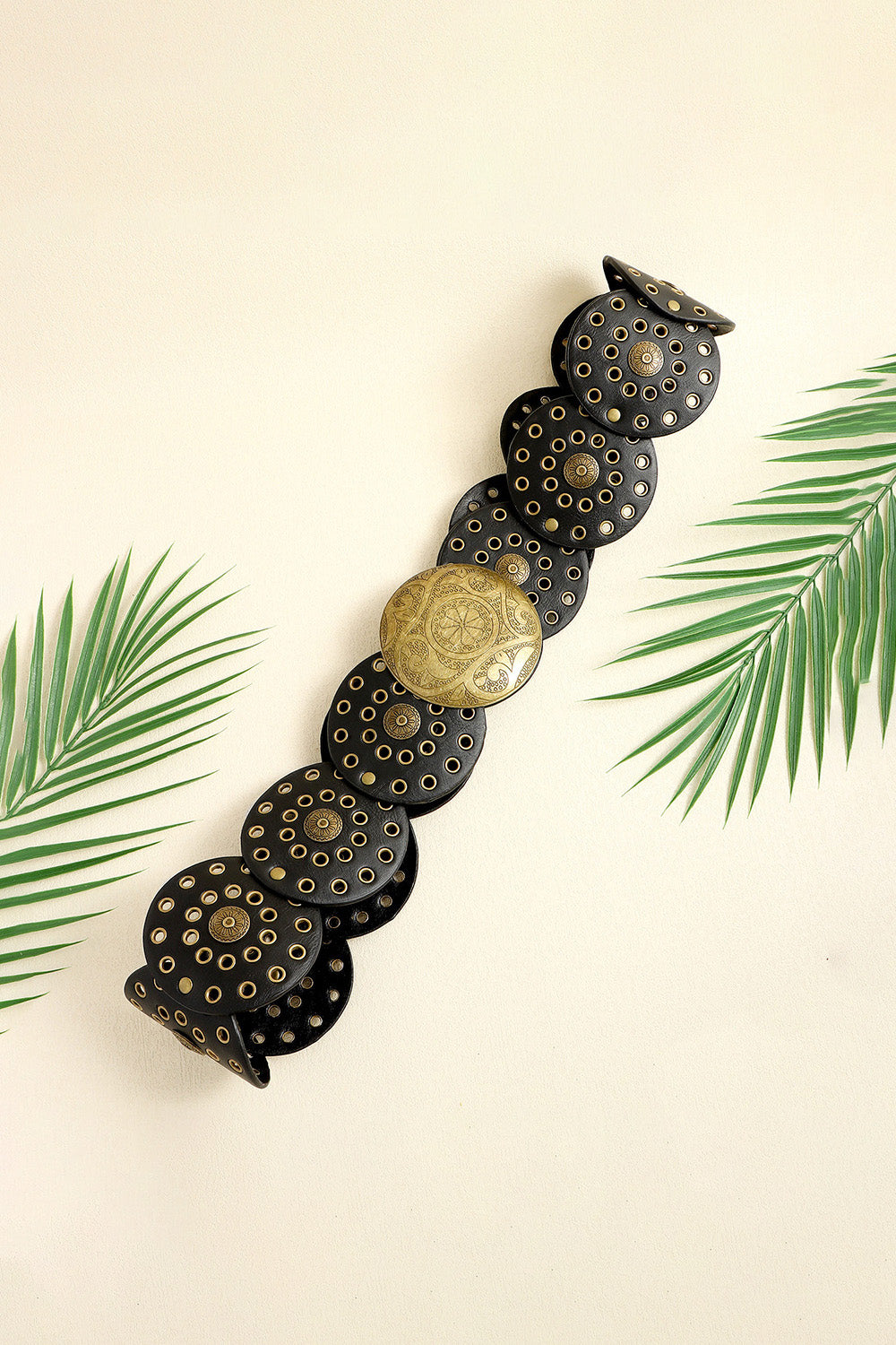 Vintage PU Leather Wide Belt 