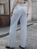 High Waisted Wide Leg Jeans 
