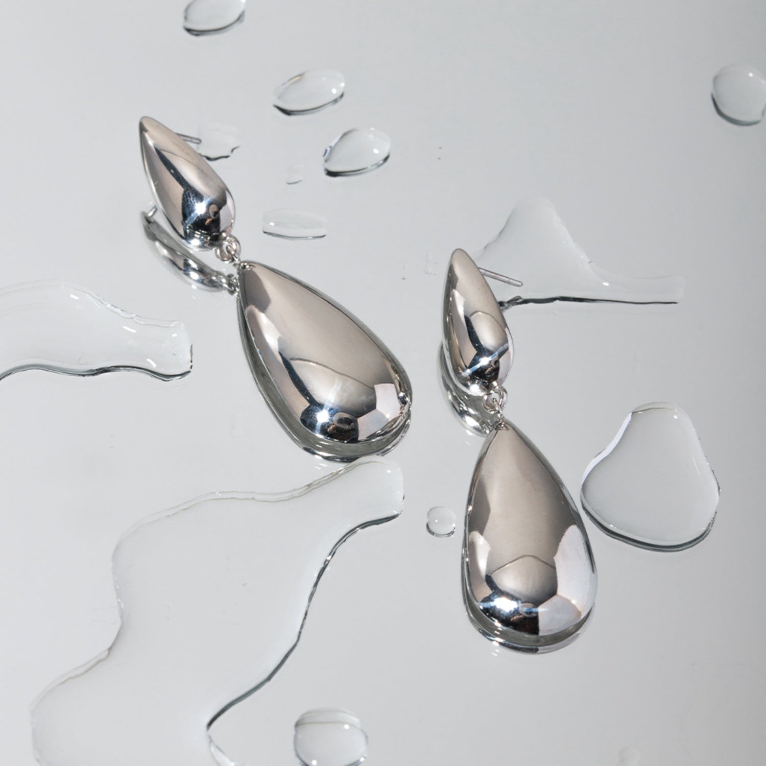 Stainless Steel Dangle Earrings 