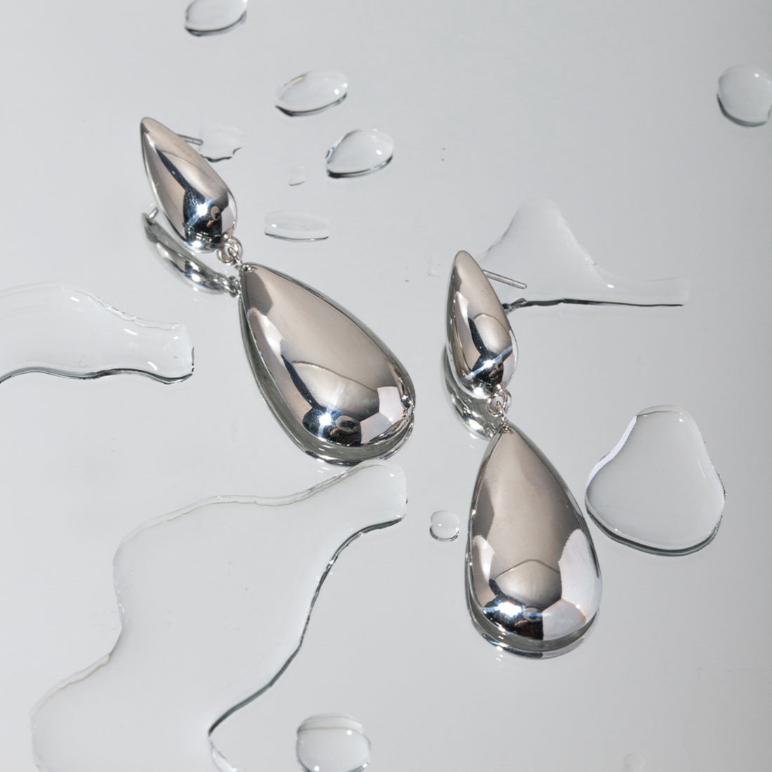 Stainless Steel Dangle Earrings 