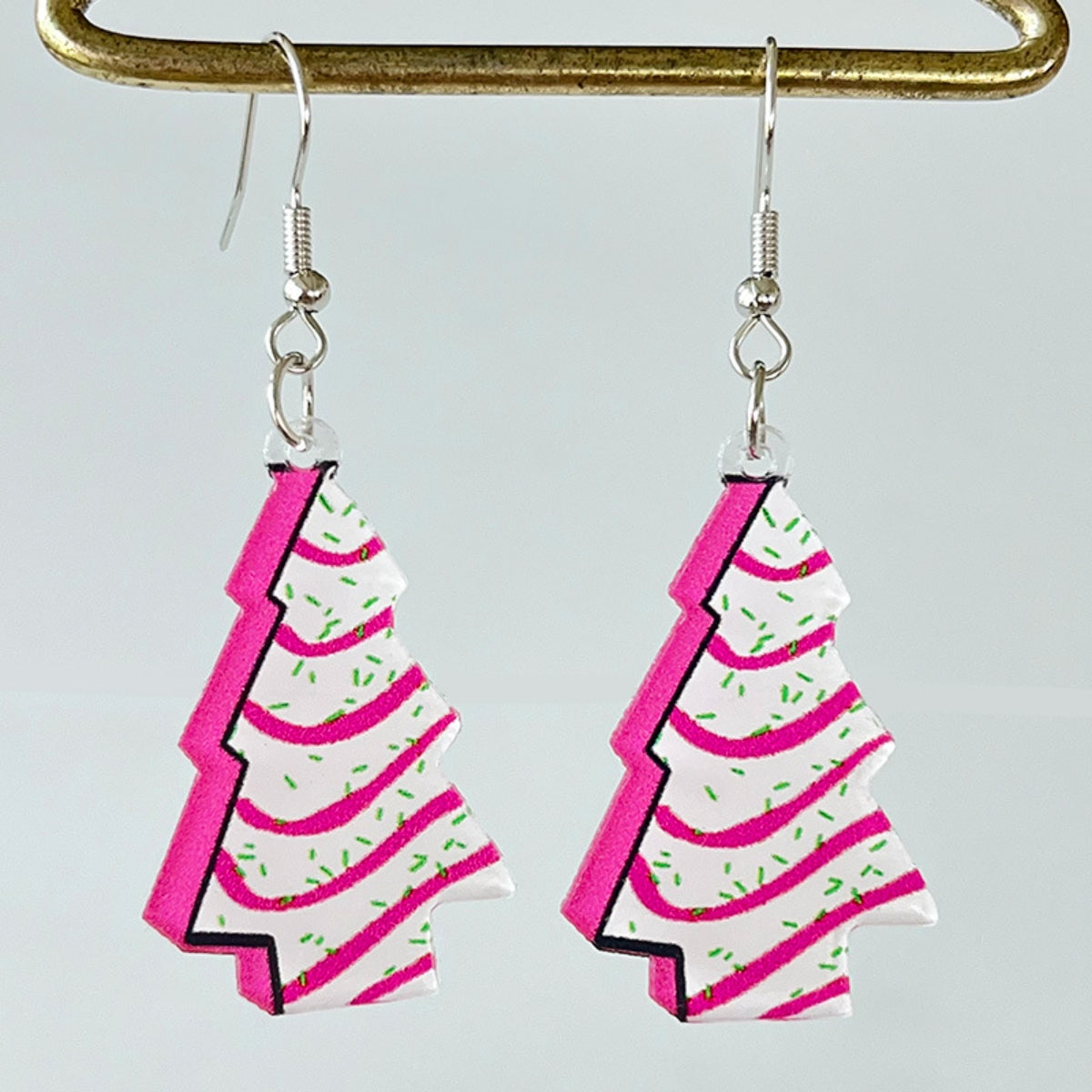 Geometric Shape Acrylic Dangle Earrings 