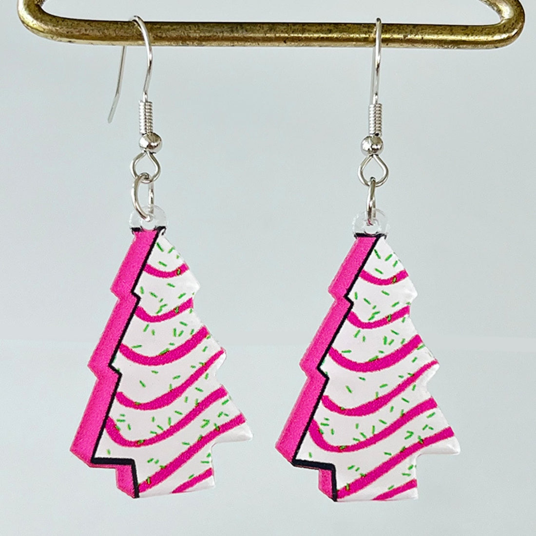 Geometric Shape Acrylic Dangle Earrings 