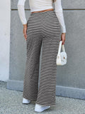 Lovelet Striped Wide Leg Pants Pants
