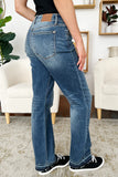 Judy Blue Full Size Mid Rise Release Hem Jeans 