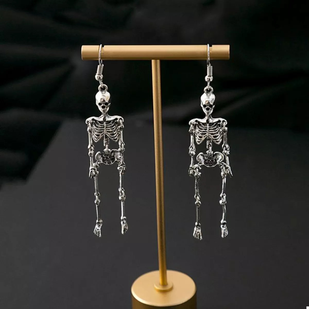 Halloween Skeleton Dangle Earrings 