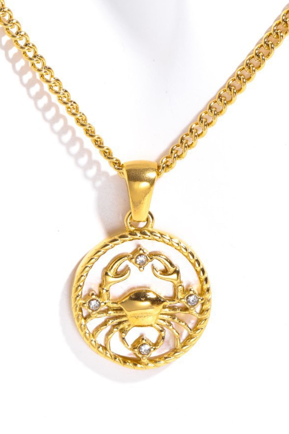 Constellation Pendant Stainless Steel Necklace 