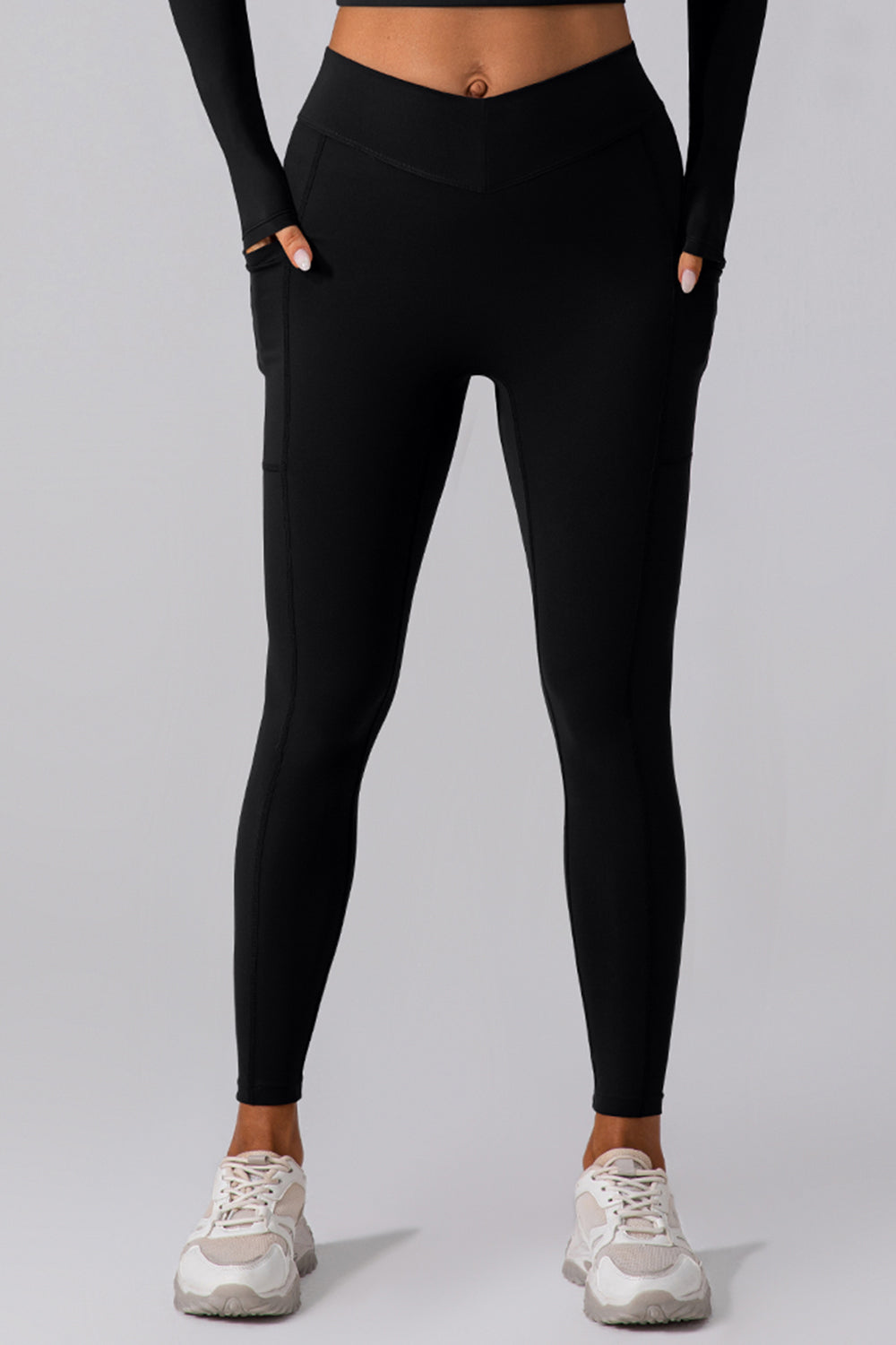 High Waist Active Leggings with Pockets Active wear