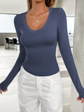 Lovelet V-Neck Long Sleeve T-Shirt 