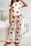 Pocketed Round Neck Top and Drawstring Pants Lounge Set Lingerie & Nightwear