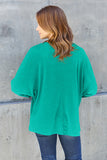 Double Take Full Size Round Neck Long Sleeve T-Shirt 