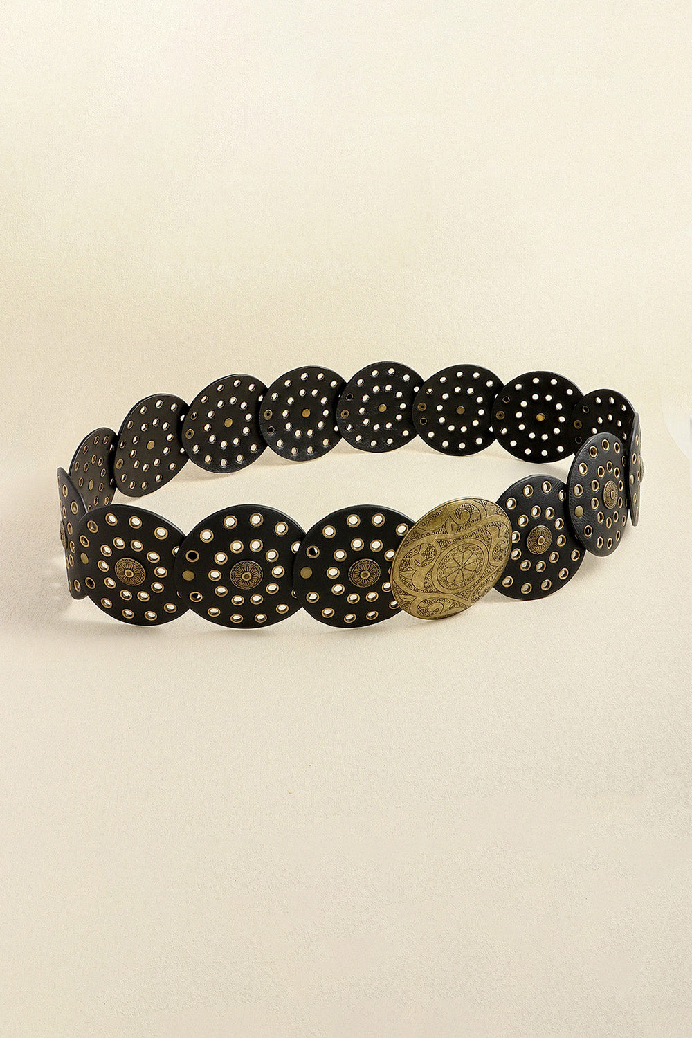 Vintage PU Leather Wide Belt 