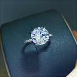 5 Carat Moissanite 925 Sterling Silver Ring 